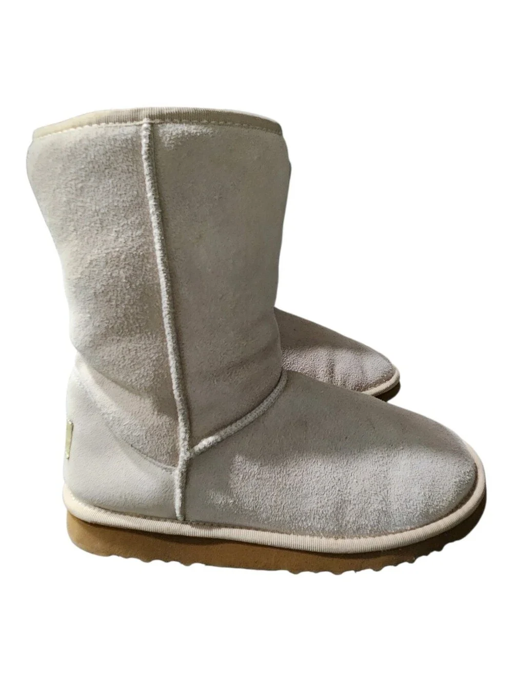 Vintage UGG Australia Classic Tall Suede Shearling Boots Size 10 (Style 5825)